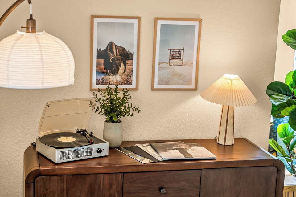 Enjoy listening to some tunes or have a dance party 