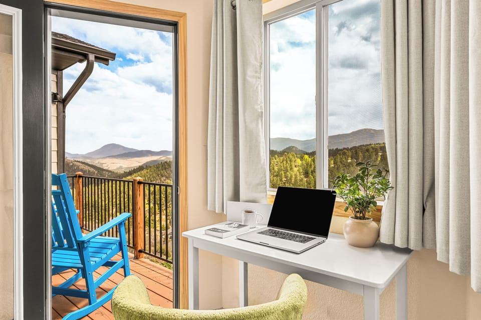 It might be hard to get any work done with these views!