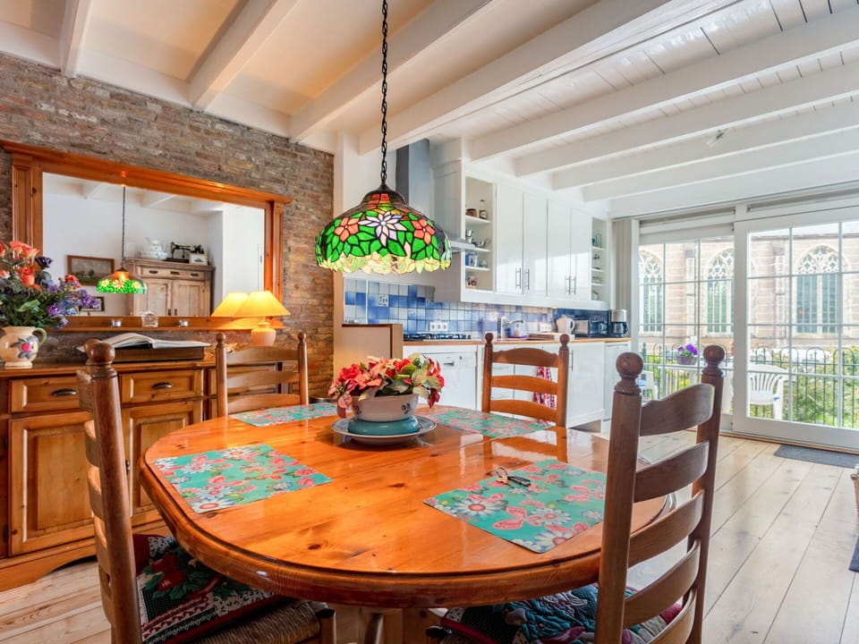 Table, Furniture, Property, Chair, Interior Design, Lighting, Orange, Plant, Houseplant, Wood