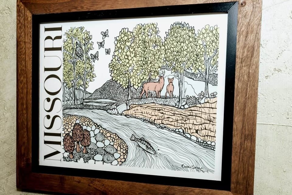 Shout out to local artists at Chrisara Designs for this beautiful hand drawn print!