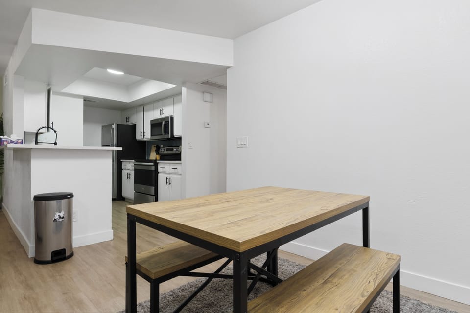 Dining area and easy access to kitchen