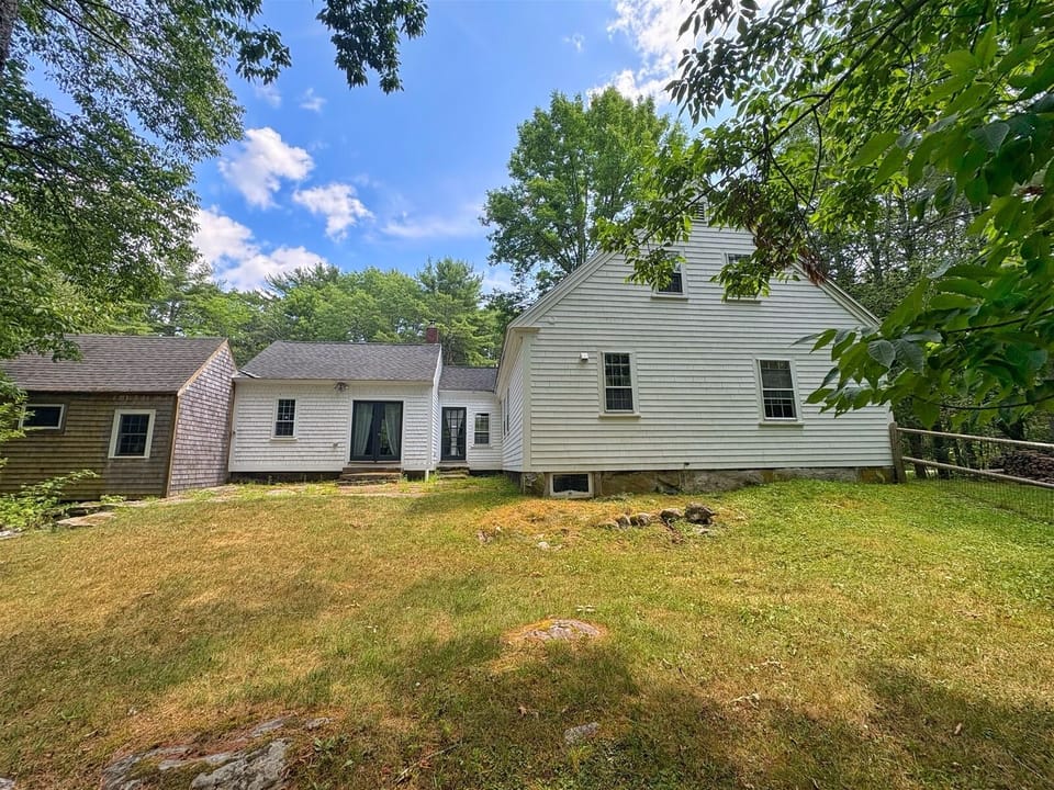 Back view of home