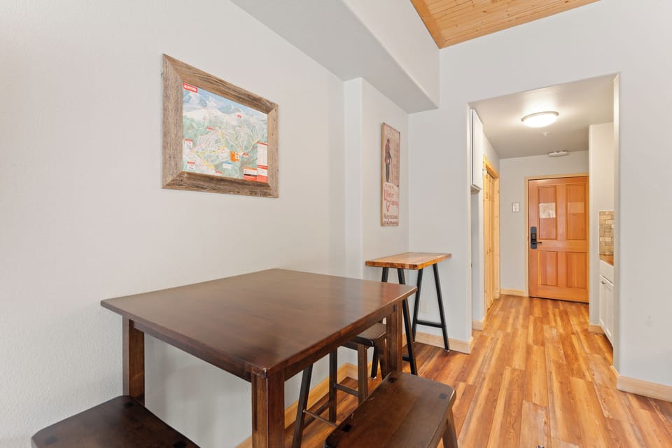Dining table.