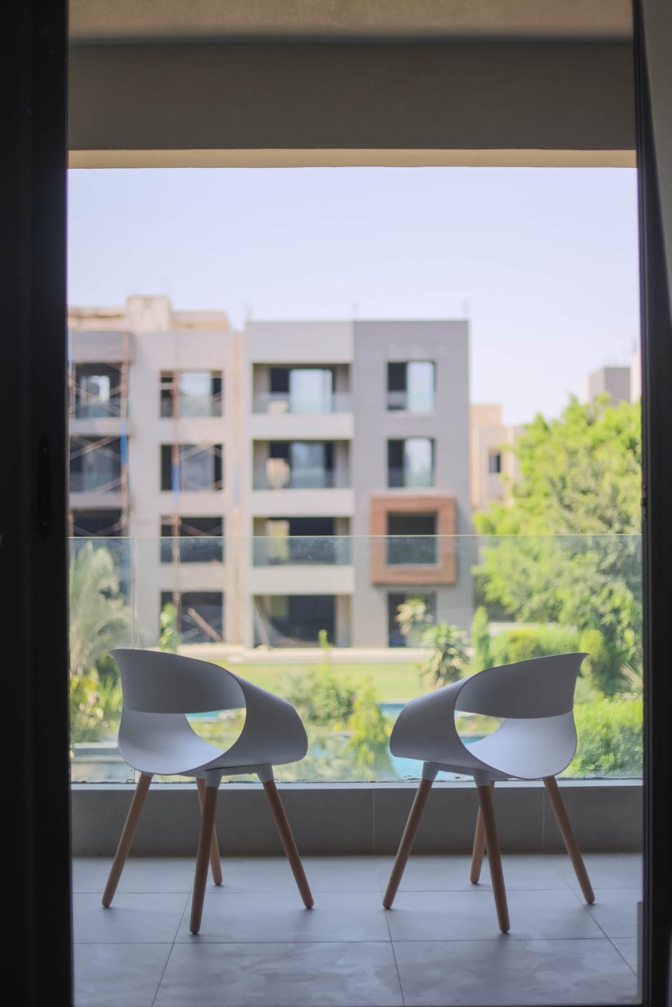 Balcony inside room