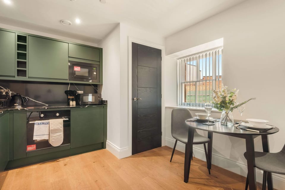 Kitchen and dining area