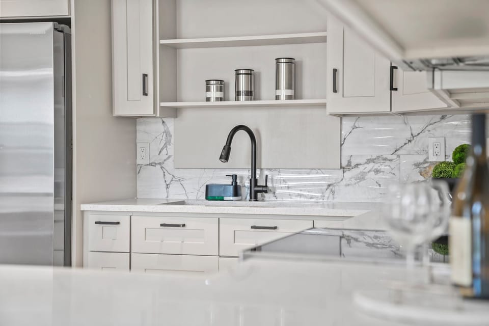 Spacious kitchen perfect for preparing meals and gathering