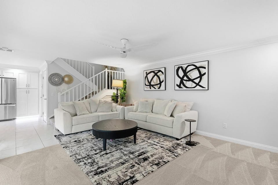 Comfortable living room seating