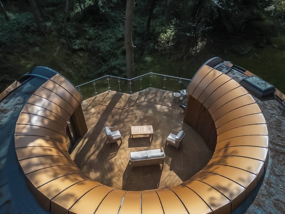 Outdoor area | Liberty - Treehouses, Chipping Norton