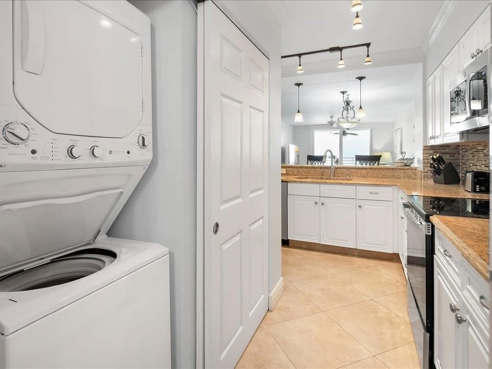 Laundry and Kitchen