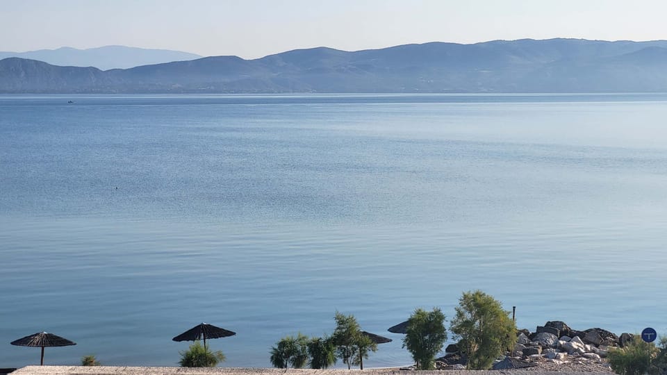 Crystal clear blue waters await