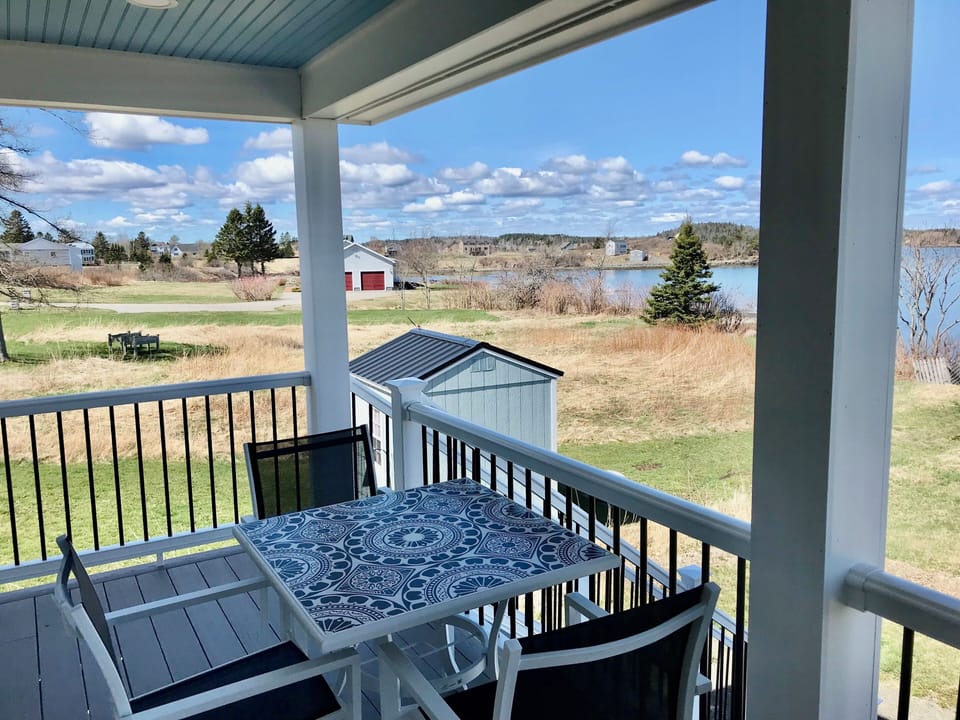 View from deck looking towards Diamond Point.