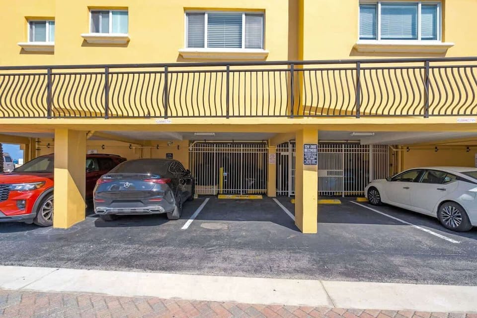 Covered, gated parking included — a rare perk at the beach. Pull right in and skip the hassle of hunting for street parking, so you can get straight to enjoying the sun and sand.