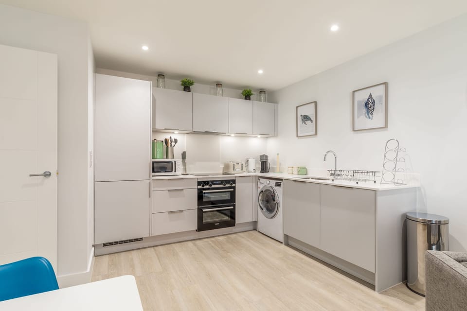 The kitchen at Palmshore, Devon
