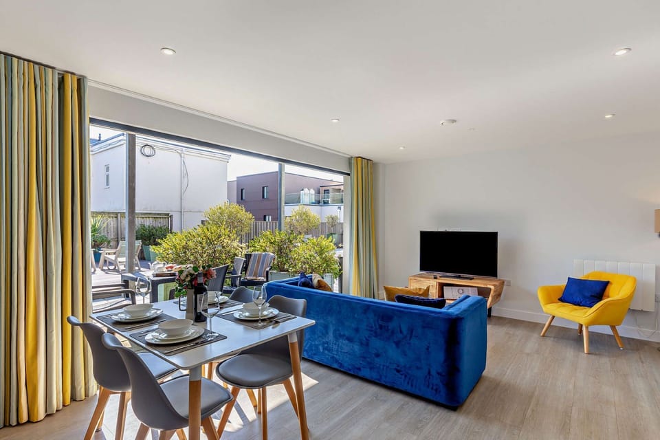 The living space at Coral, Devon