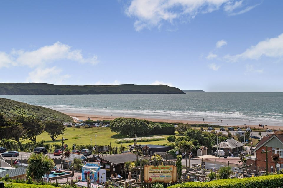 Sea views at Whitehaven, Devon