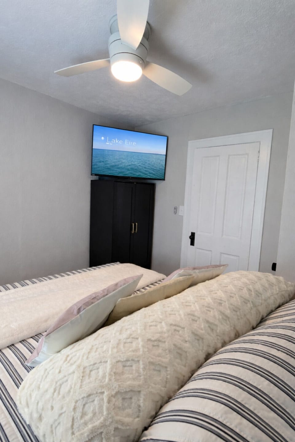 Your private retreat includes a smart TV, soft textures, and calming sleep-friendly touches