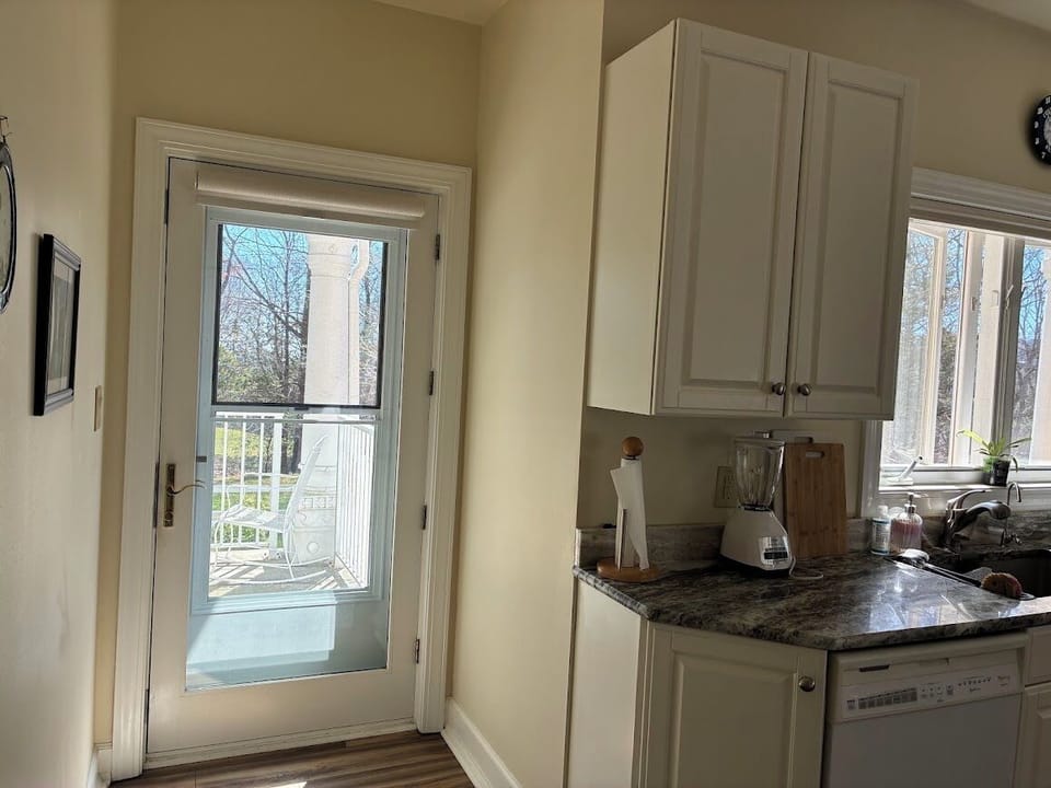 Door to Deck from kitchen