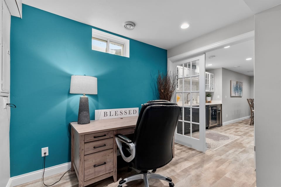 Get into work mode on our comfortably set up workspace