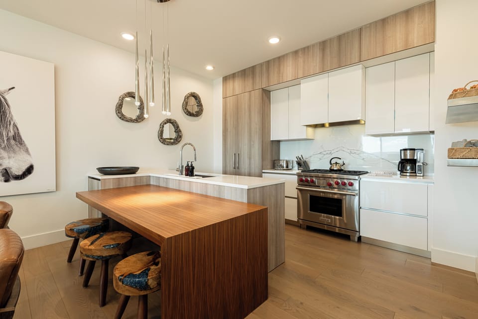 Sleek kitchen with premium finishes