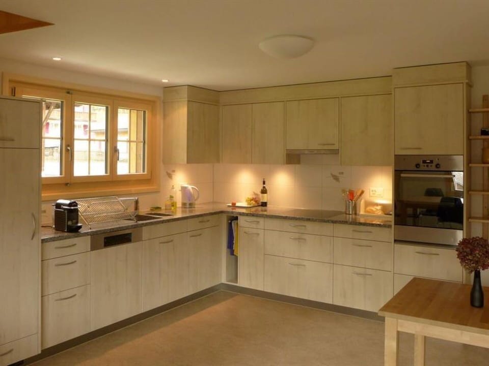 Cabinetry, Countertop, Property, Window, Tap, Sink, Kitchen Stove, Wood, Kitchen, Interior Design