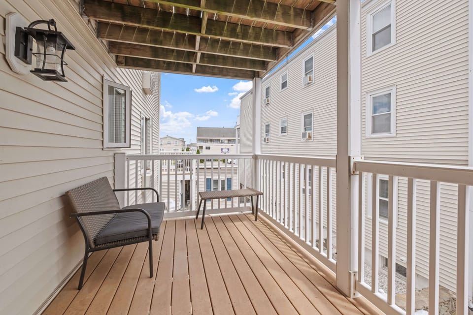 This room has it's own, private deck!
