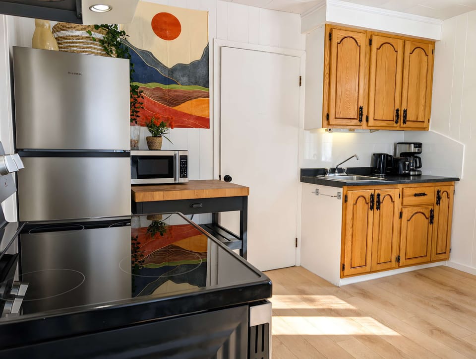 Tout le nécessaire est à votre disposition pour cuisiner comme à la maison.