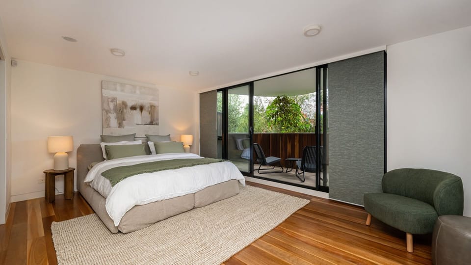Master bedroom with King bed and ensuite