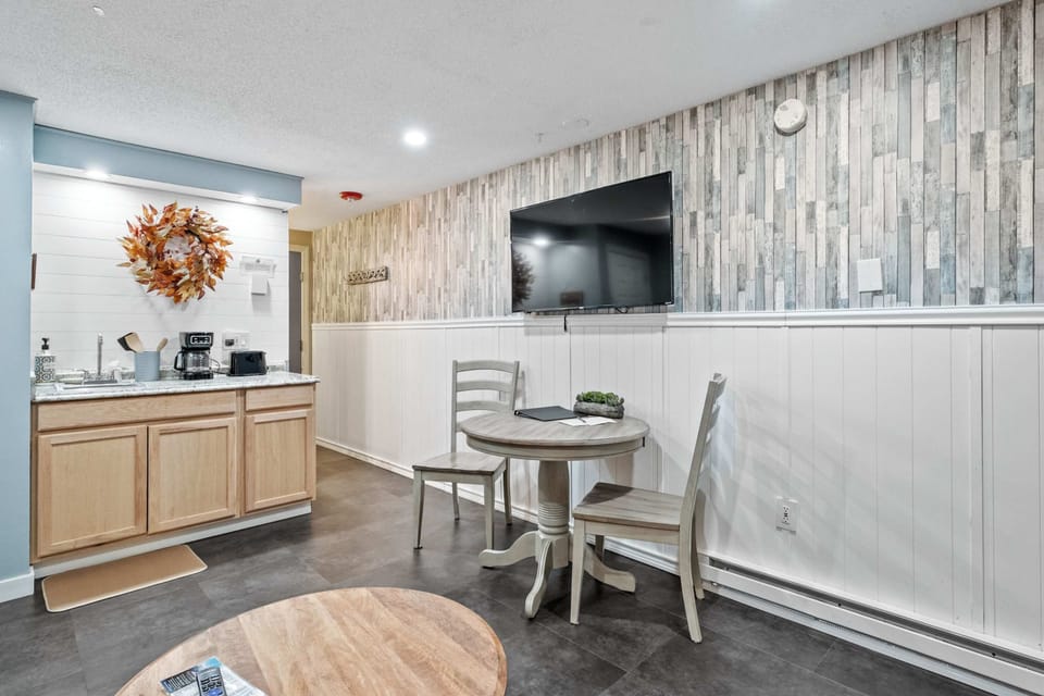 Make mealtime memories together at the dinette table, seating 2​