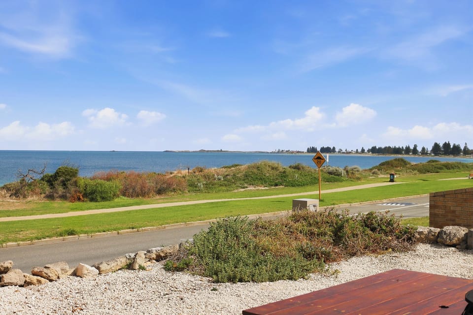 View from the house to the beach