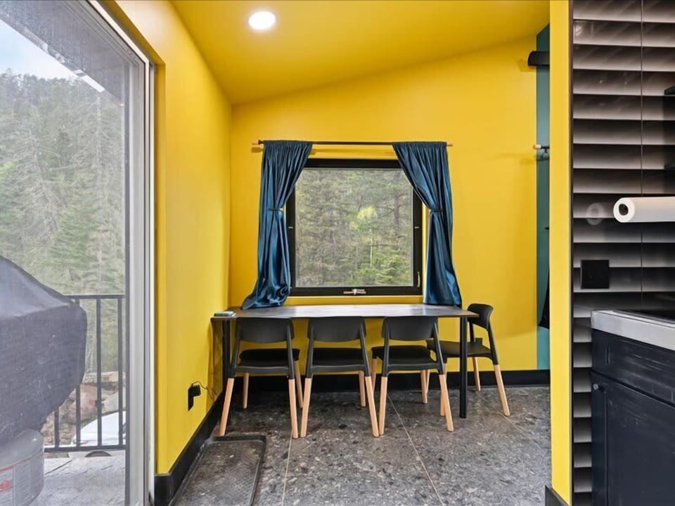 Cozy Dining Nook with Forest Views