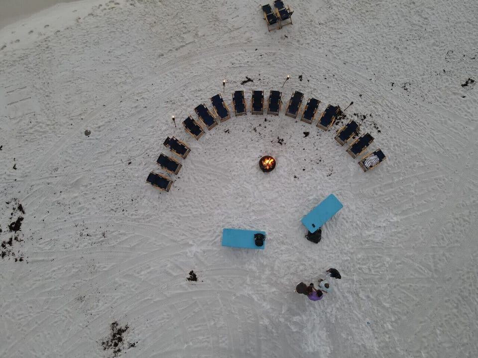 Beach bonfire available upon request