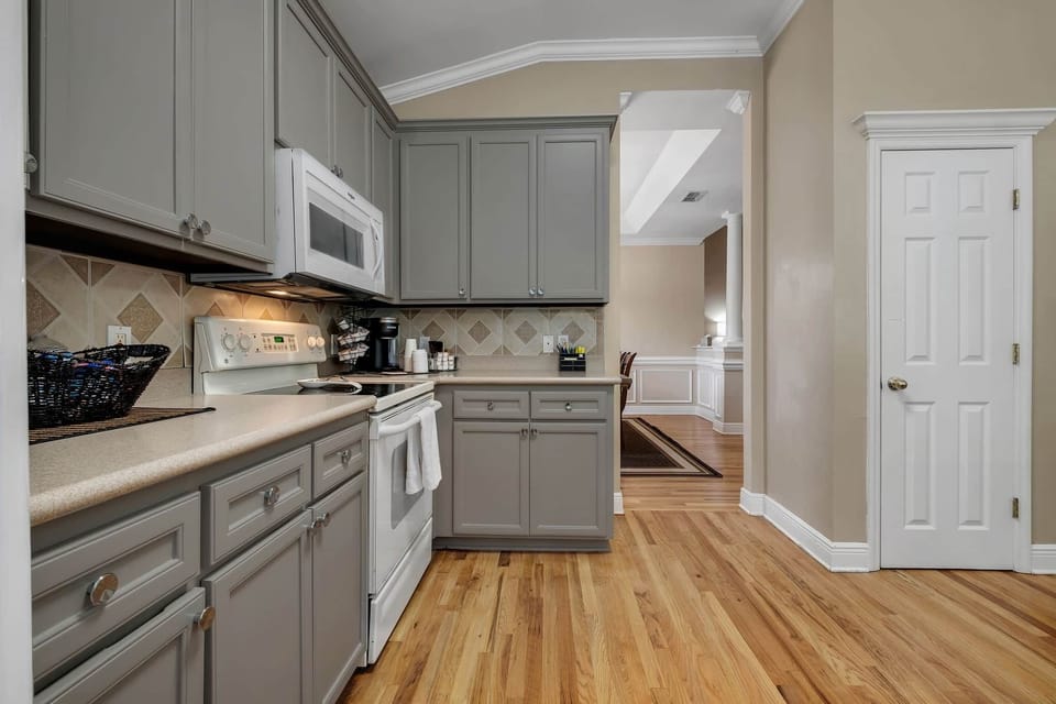 Ample storage includes a pantry