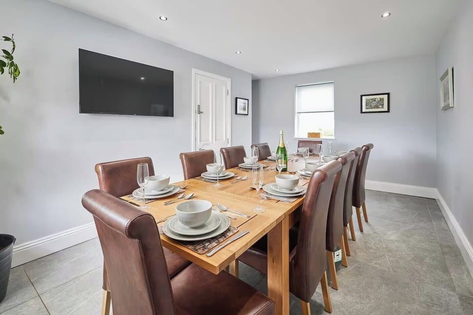 Dining room seats 12 guests 