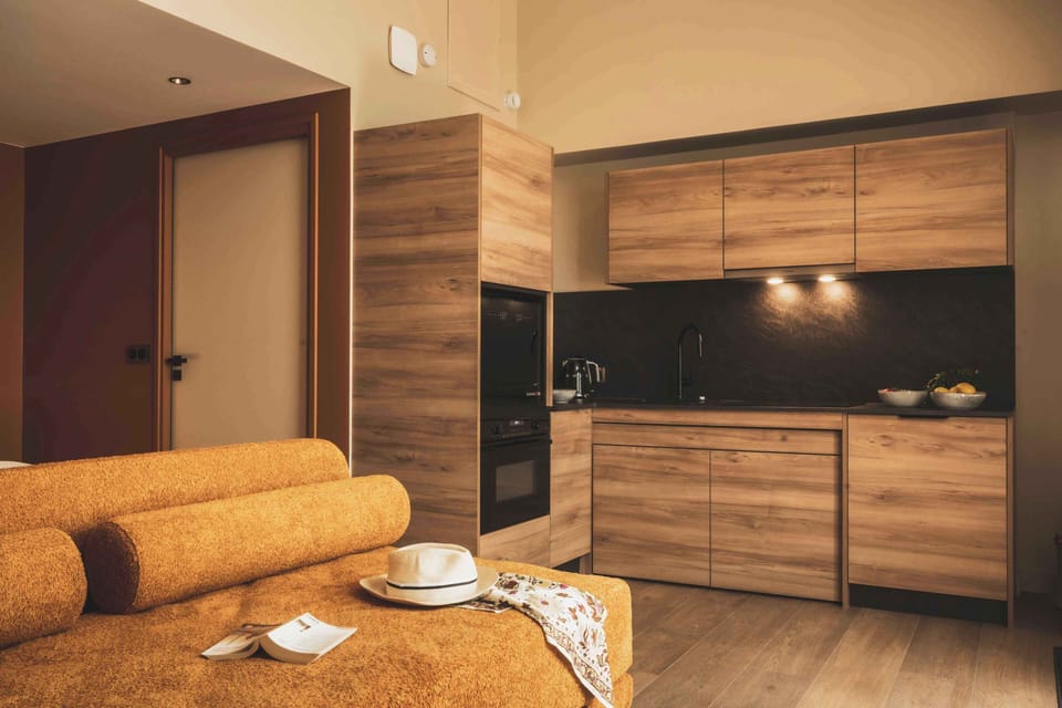 A well-equipped kitchen designed for easy meals between beach walks and village strolls.