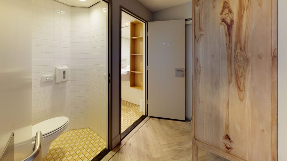 Enjoy added convenience with a separate, easy-access toilet area.
