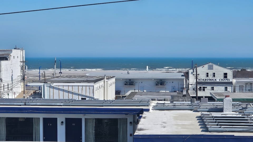 View from rooftop deck