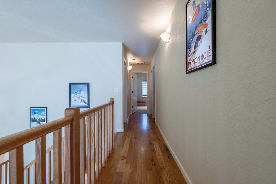 Upstairs hallway leading to the bedrooms
