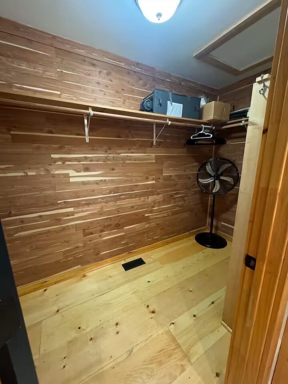 Primary bedroom closet.