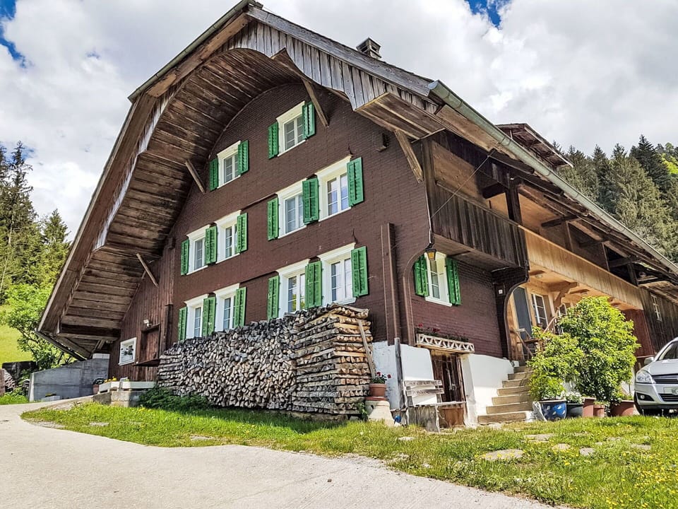 Cottage, House, Home, Roof, Rural Area, Slope, Larch, Siding, Evergreen