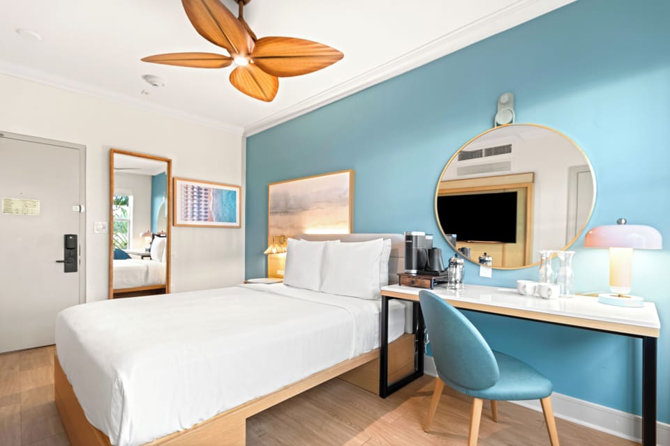 Bedroom. Interior and views may vary based on location and availability
