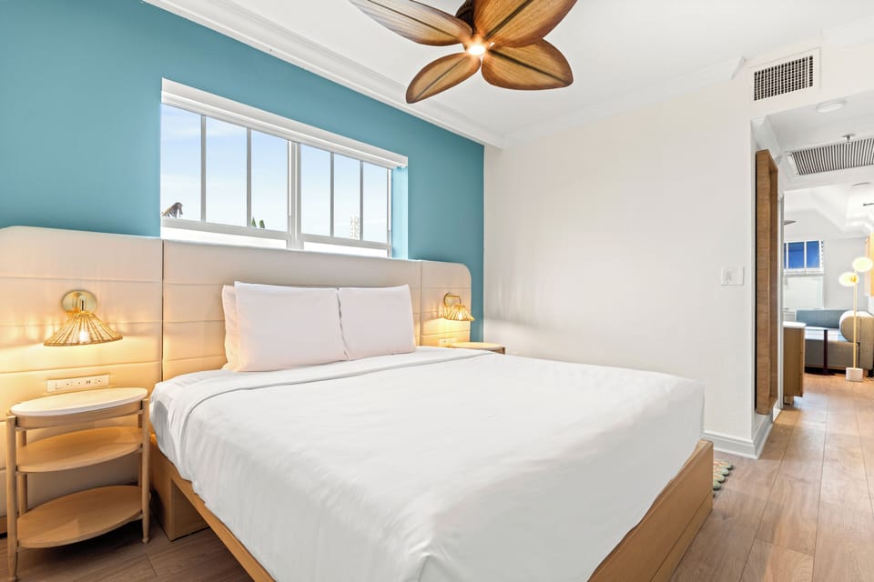 Bedroom. Interior and views may vary based on location and availability