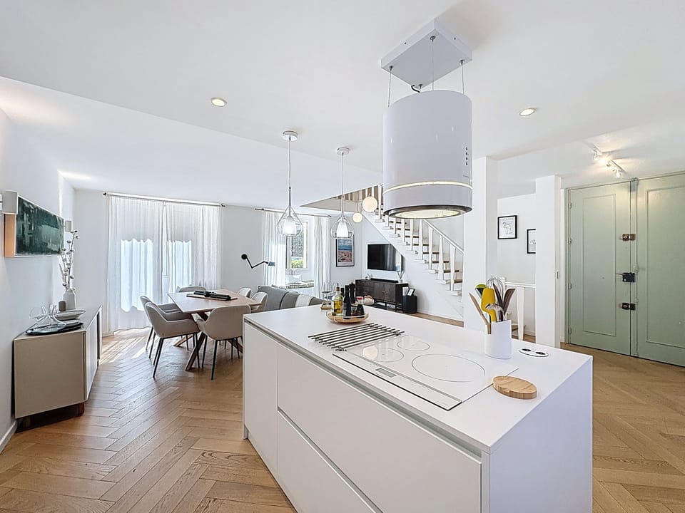 An open-concept layout filled with abundant natural light.