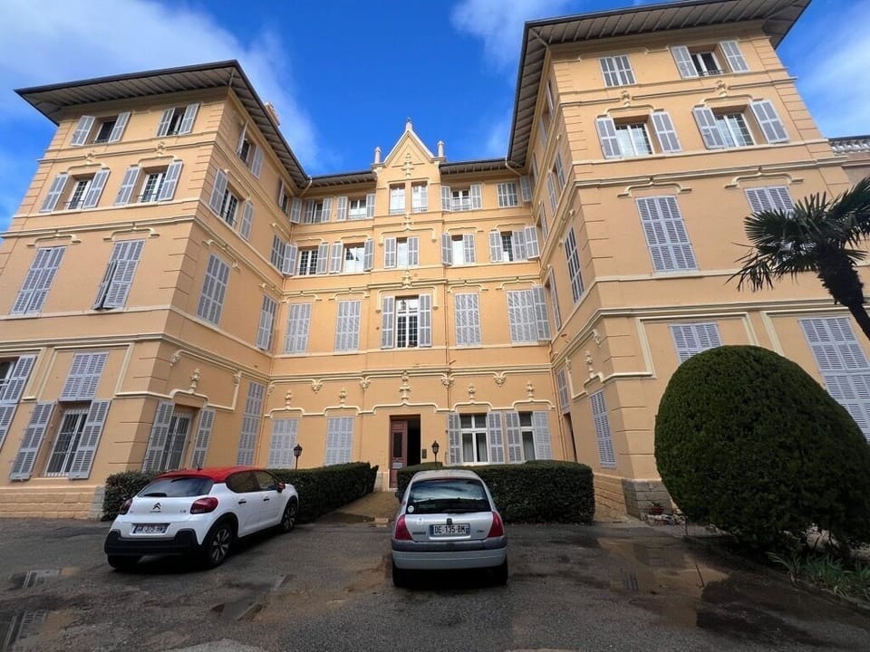 Front of the building. 