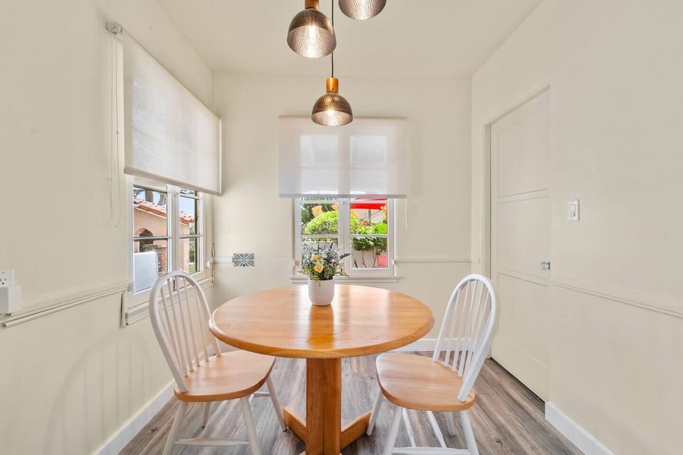 Cozy dining area perfect for shared meals and morning coffee.