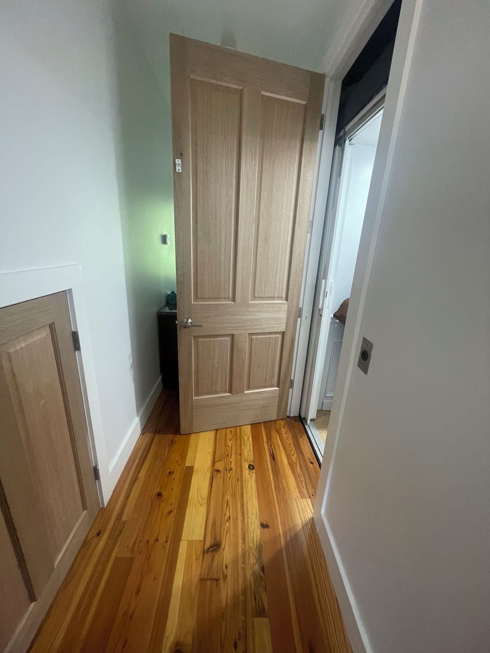 Hallway to elevator