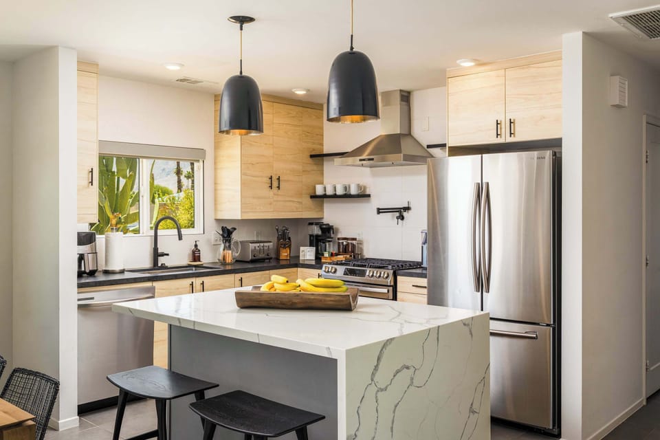 Kitchen | Desert Charmer in Palm Springs, California by Luxus Vacation Properties