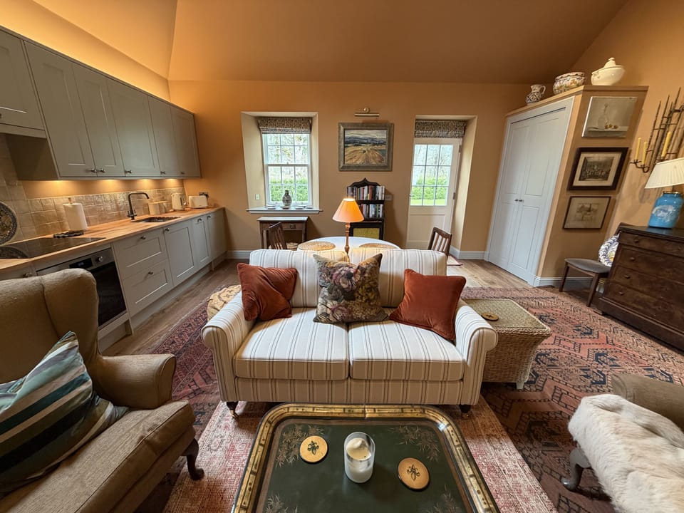 Sitting Room looking towards garden door.