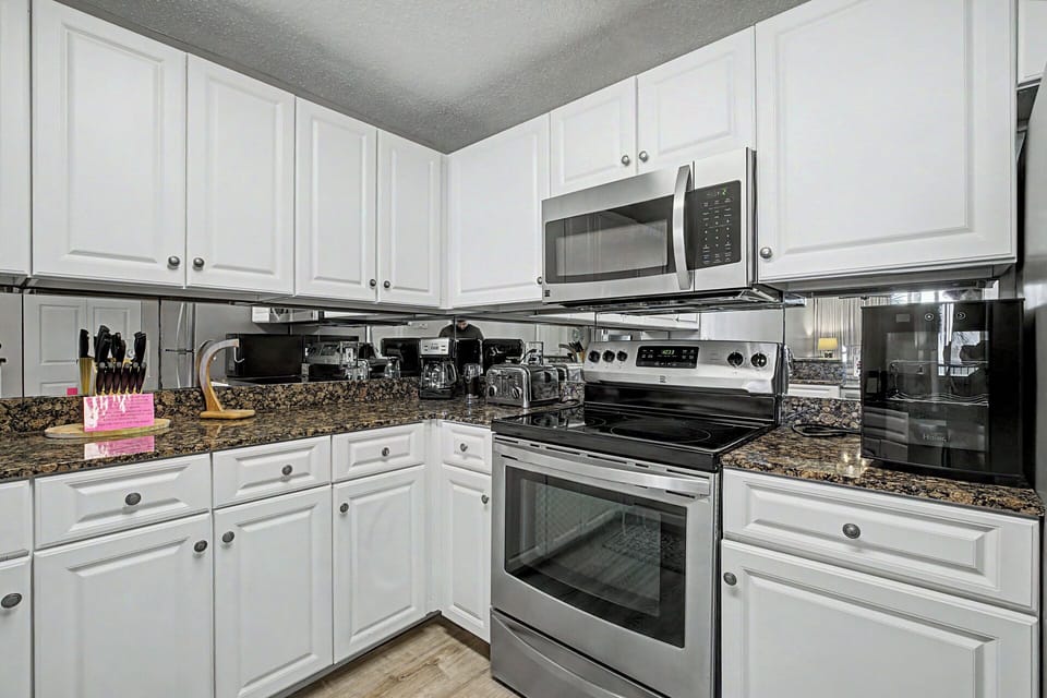 Modern kitchen with updated appliances