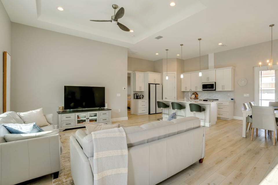 Living Room | 2 Sleeper Sofas | Single-Story Home