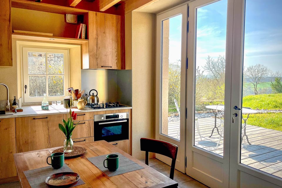 Kitchen and dining area